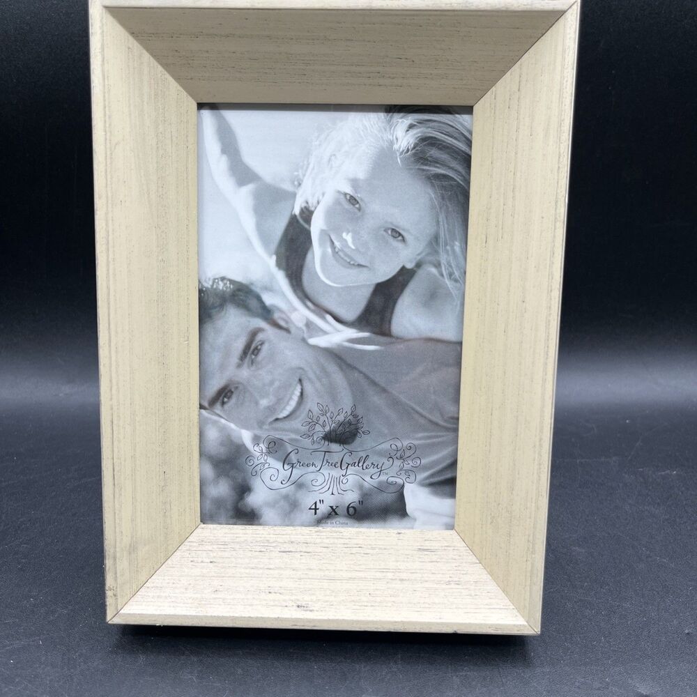 Green Tree Gallery Silver Ornate 4" x 6" Photo Picture Frame Elegant Home Decor